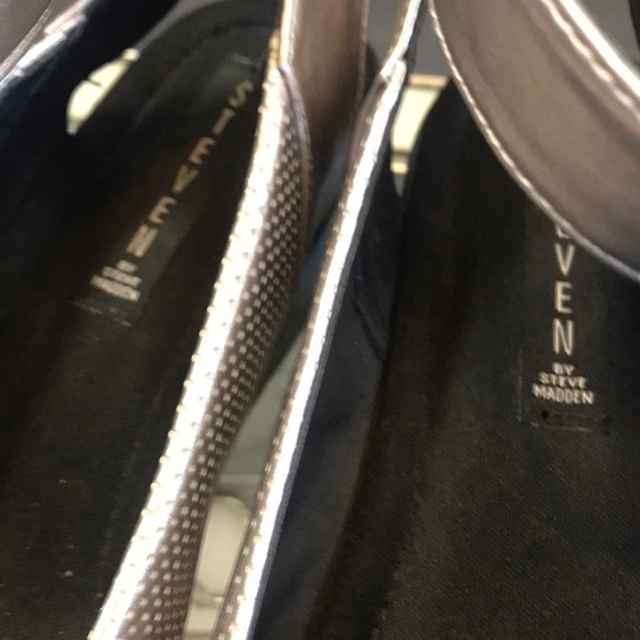 Steven by Steve Madden size 10 silver open toe shoes - Picture 7 of 7